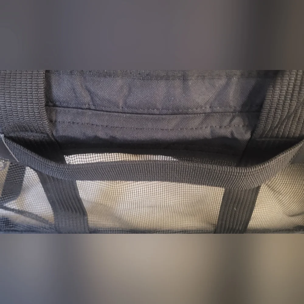 Pet Carrier Soft Sided Mesh Travel Tote For Small Dog or Cat